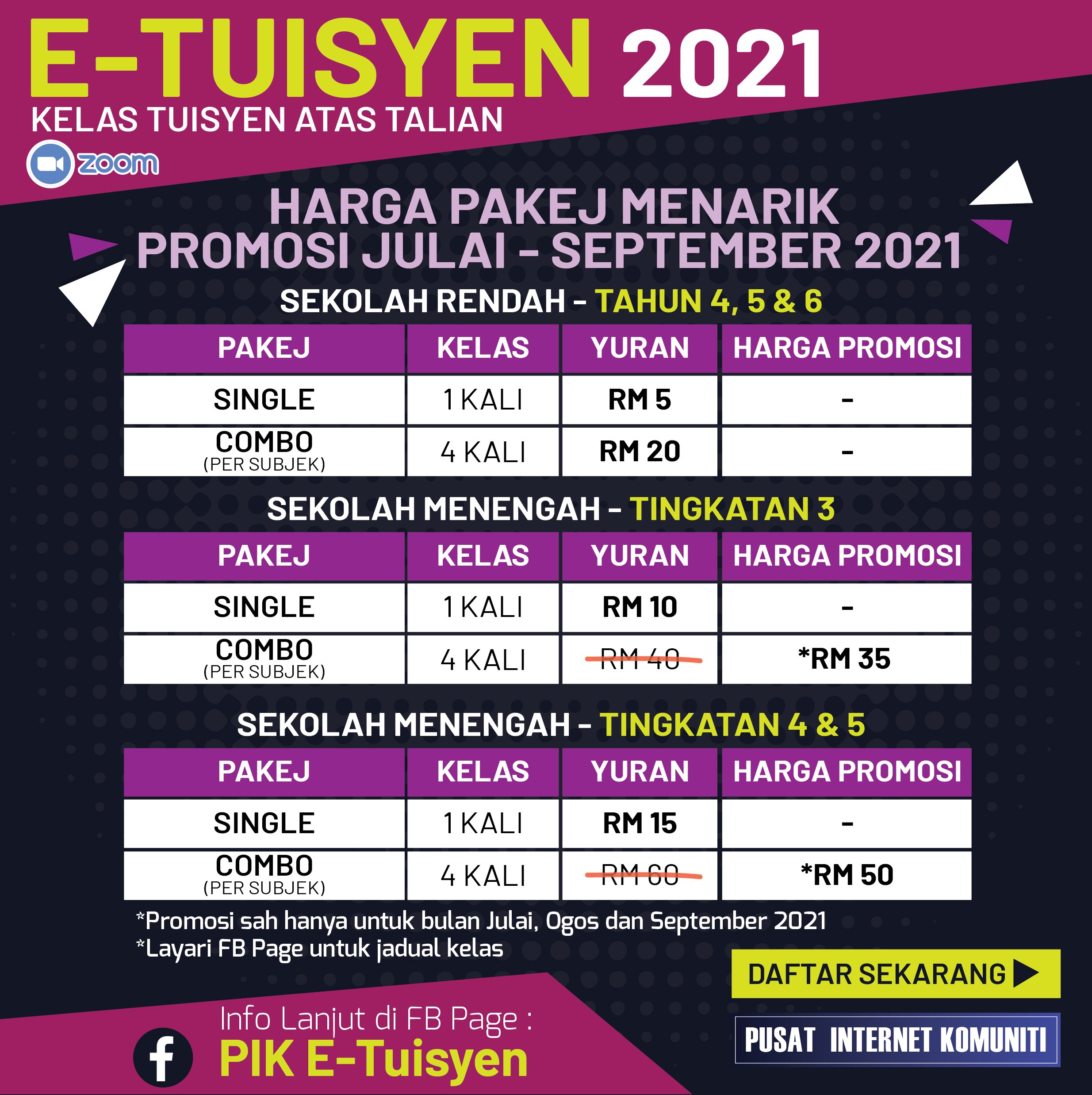 Poster Pakej sept 2021